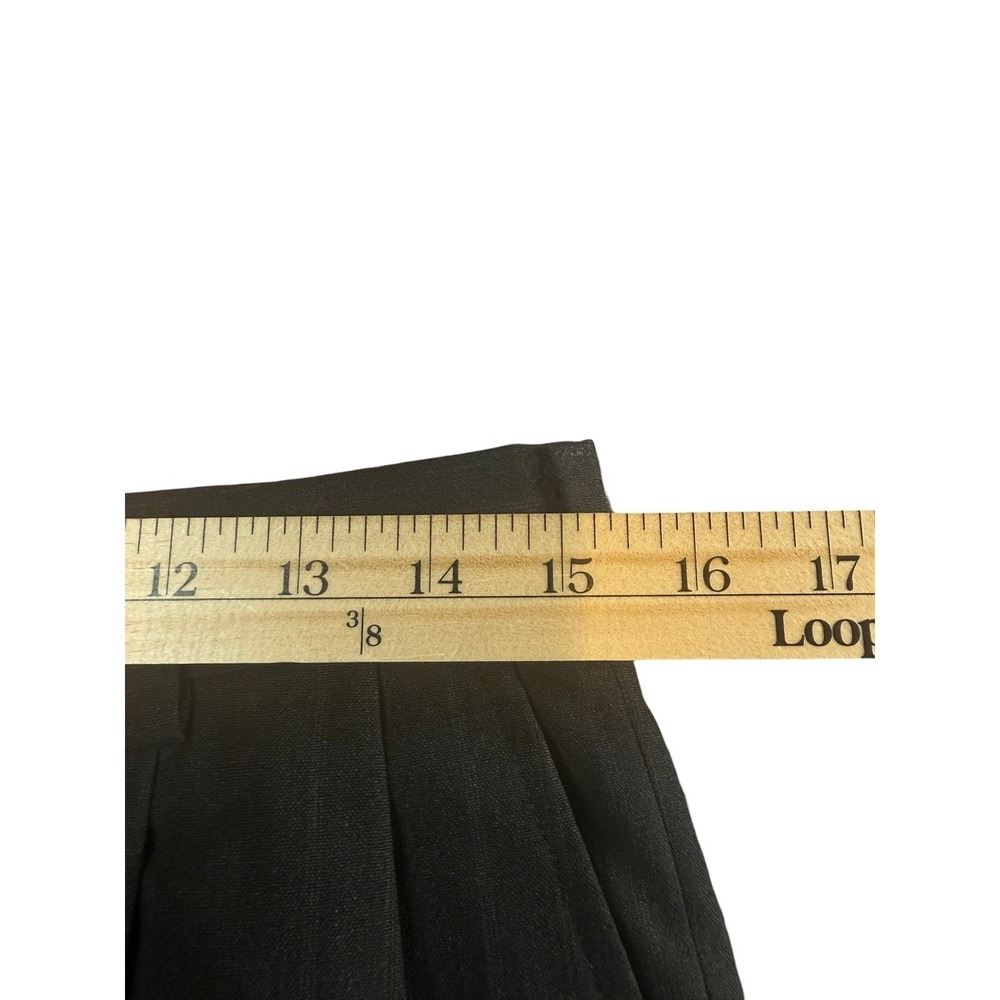 HART SCHAFFNER & MARX Mens 38R Charcoal Pinstripe Wool 2 Button Pleated Suit - Picture 8 of 14